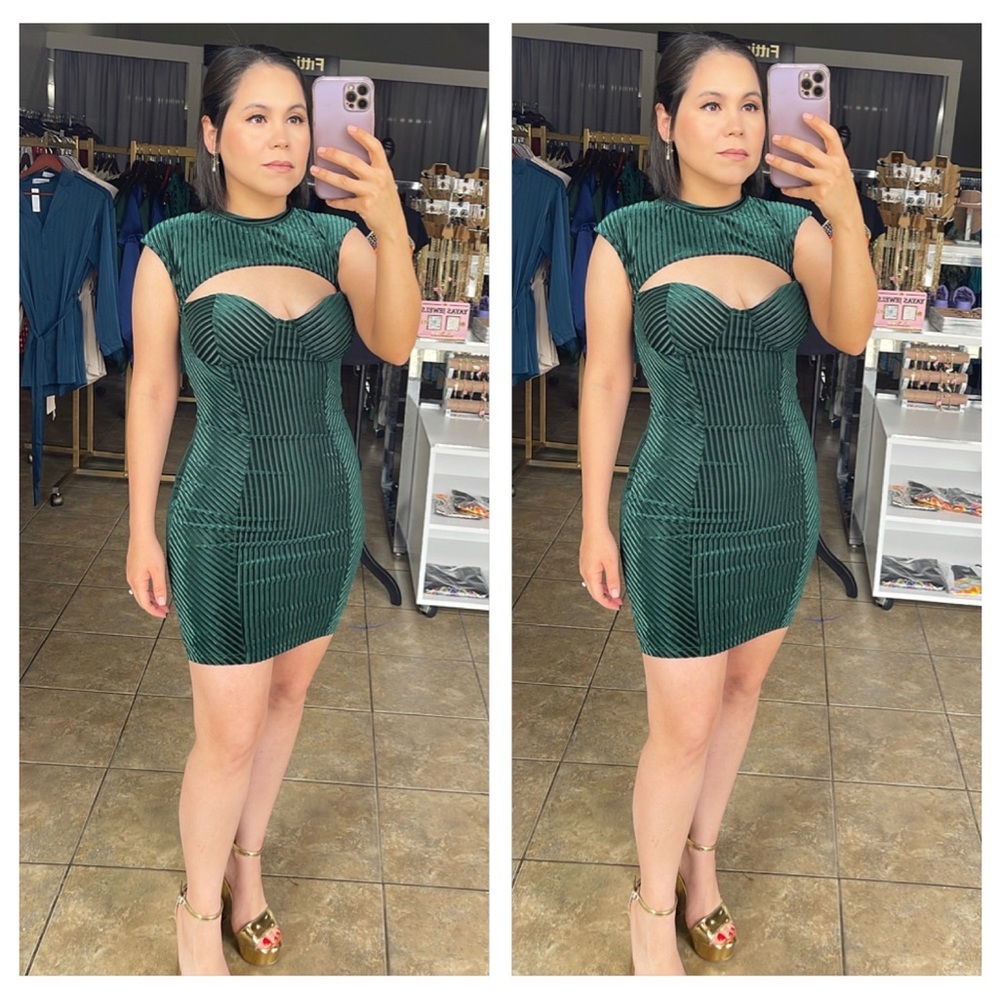 Gorgeous Hunter Green Dress